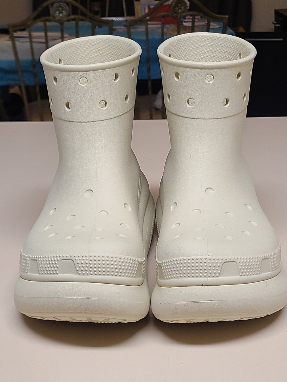 Crocs Classic Crush chunky platform rainboots size 10 - Picture 2 of 10